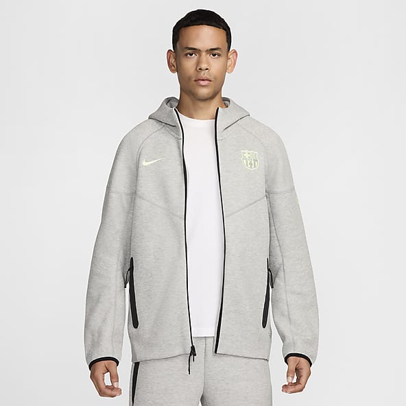 Grey tech fleece hoodie outlet